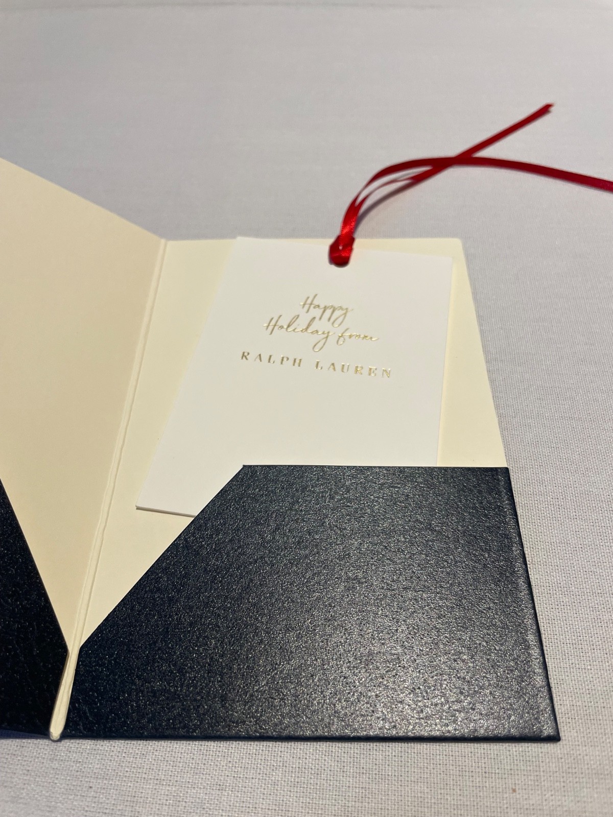 RALPH LAUREN Holiday Polo Bear Gift Enclosure Card