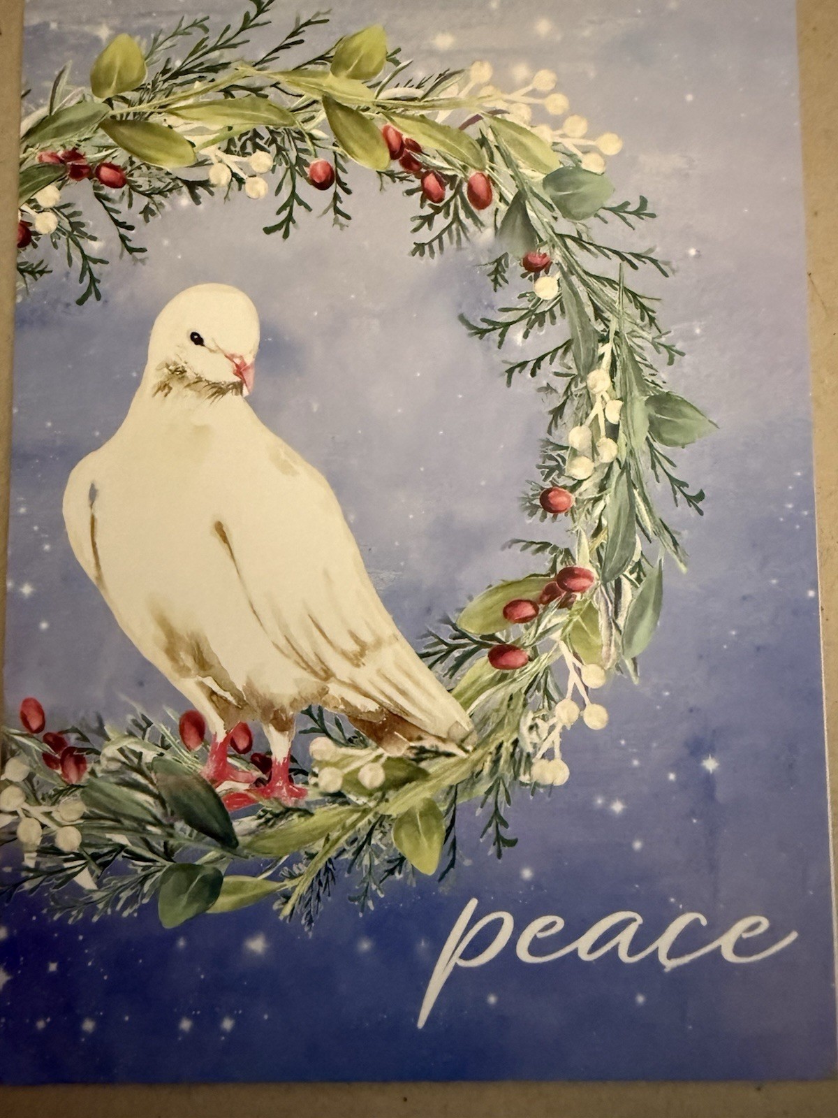 Christmas Card – Set of Four (4) Different Varieties – approx 4.5″ X 6″
