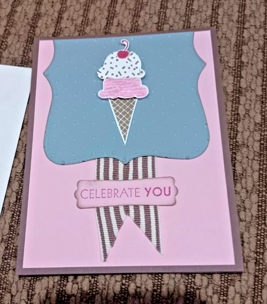 Lot of 6 Greeting Cards w/envelopes NEW ~ UNUSED (4)homemade, (2)Hallmark