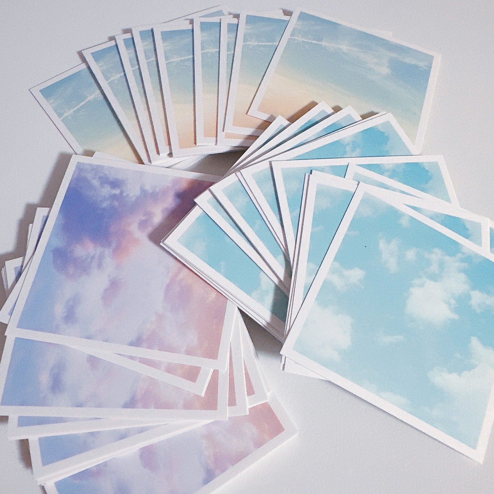 Mini Card Random 1pc Sky 3 Design Square 70mm New From Japan with tracking