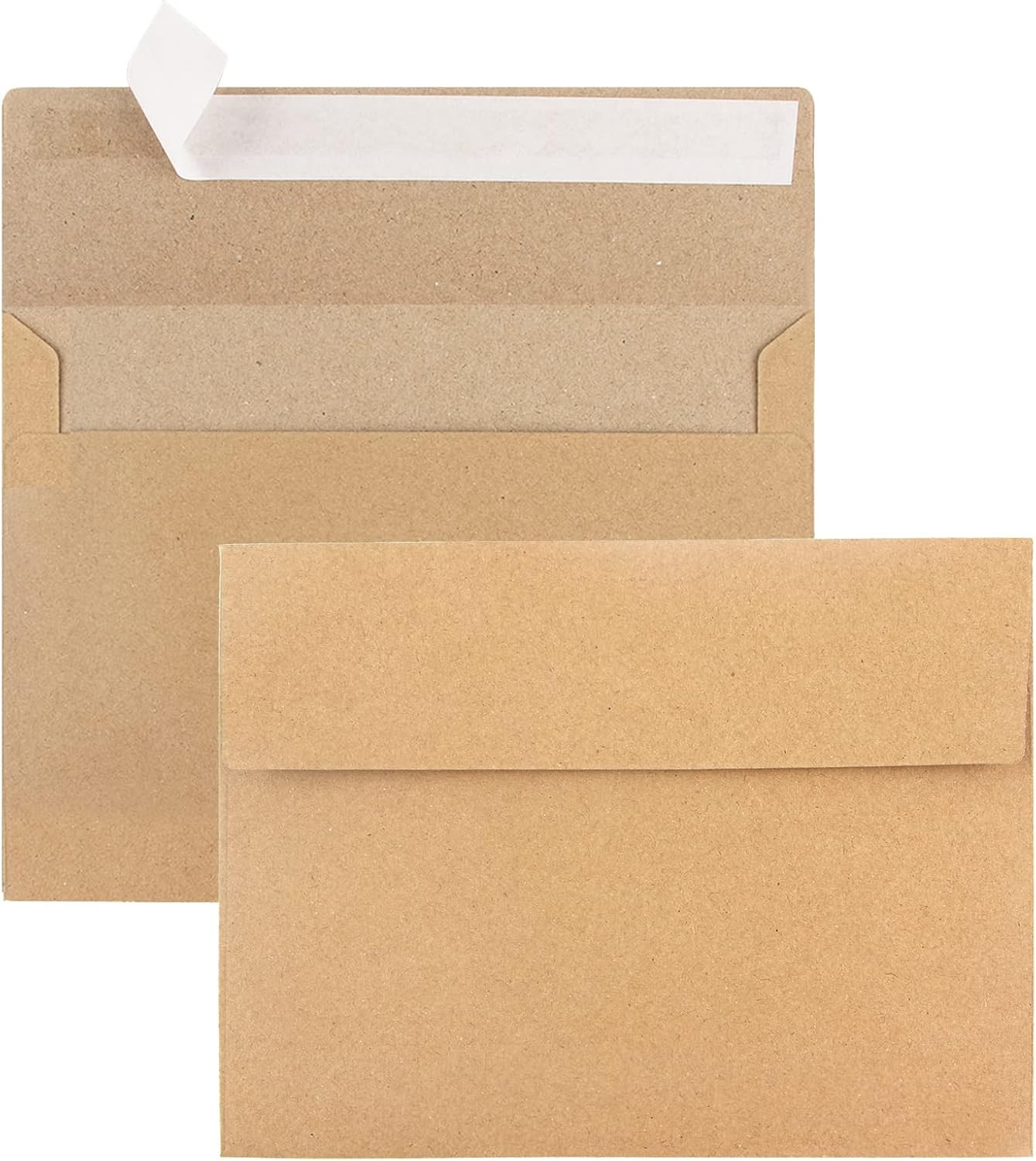 100 Pack Kraft Envelopes,A7 Envelopes,5X7 Envelopes for Invitations,Wedding, Bab
