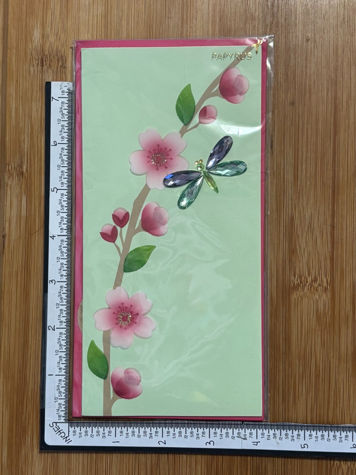 Papyrus Greeting Card Mother’s Happy Mothers MOM Orchid with Butterfly Fancy