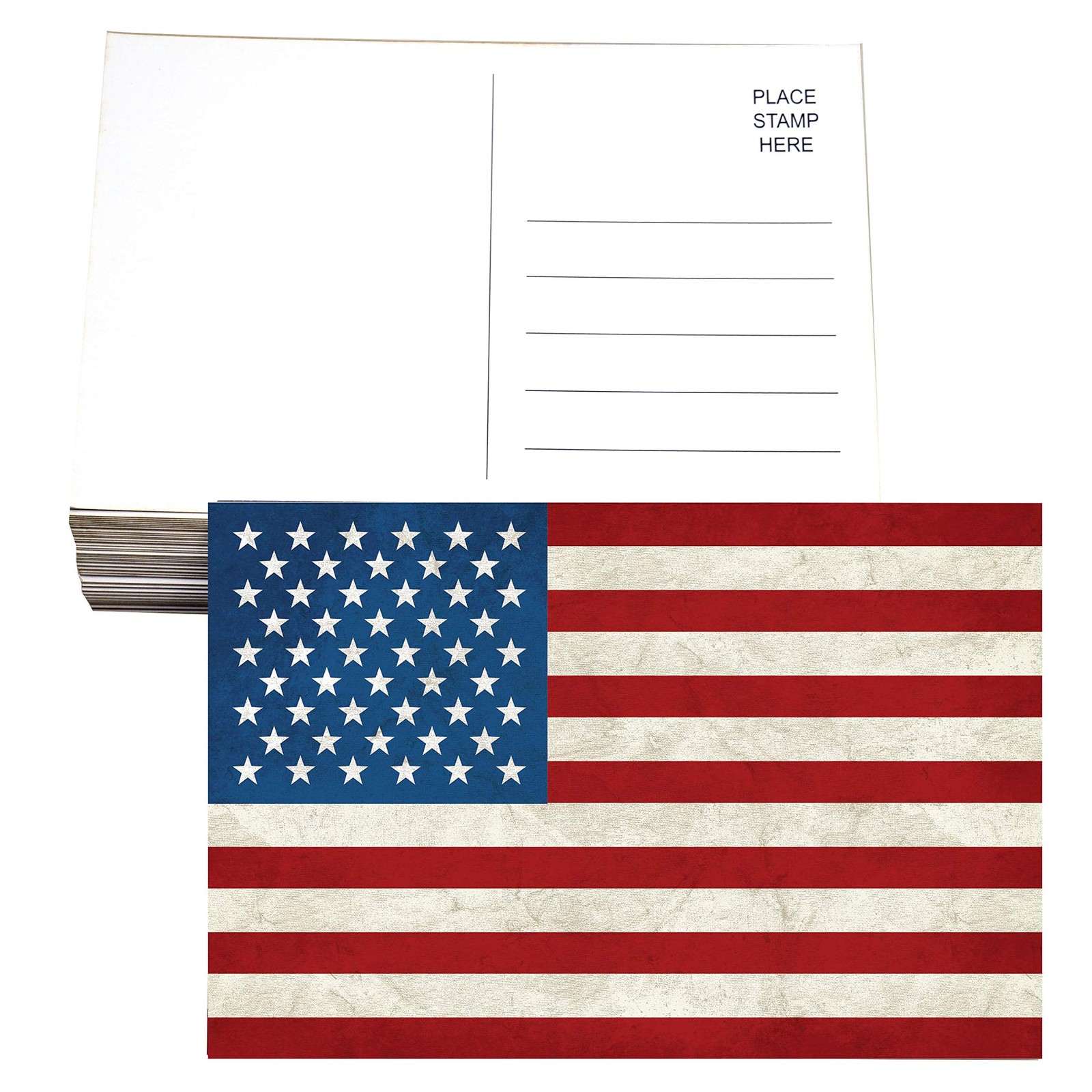 Patriotic American postcard United States of America flag vintage postcards 4…