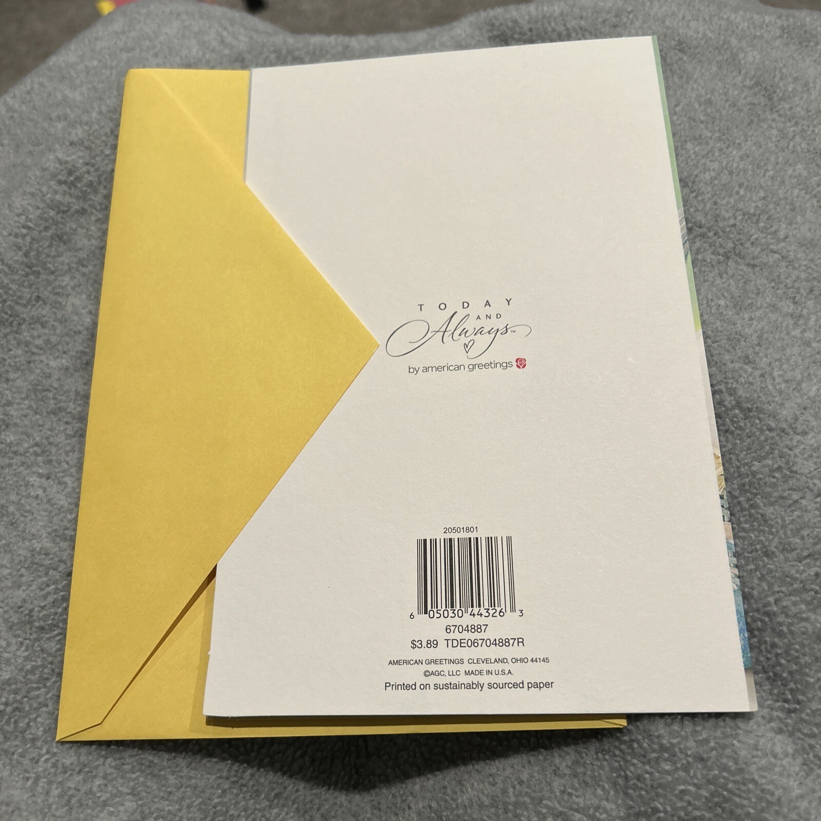 American Greetings Easter Card For Daughter And Son-in-law Retails $3.89.