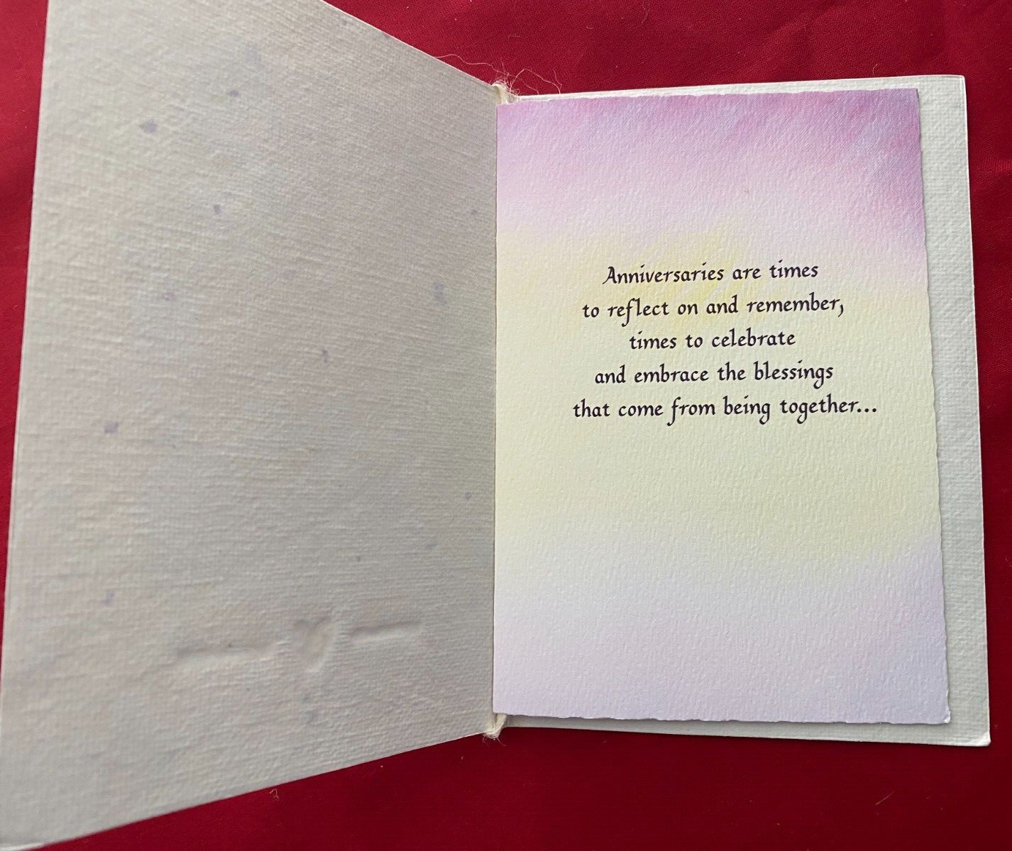 Couple Happy anniversary Blue Mountain Arts Greeting Card