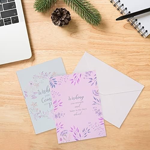Sympathy Cards 15 Pcs 7 X 10 Sympathy Cards Assortment Box with Envelopes