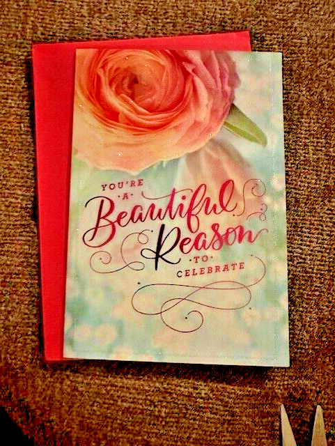 Beautiful Reason to Celebrate Hallmark Card TXC114