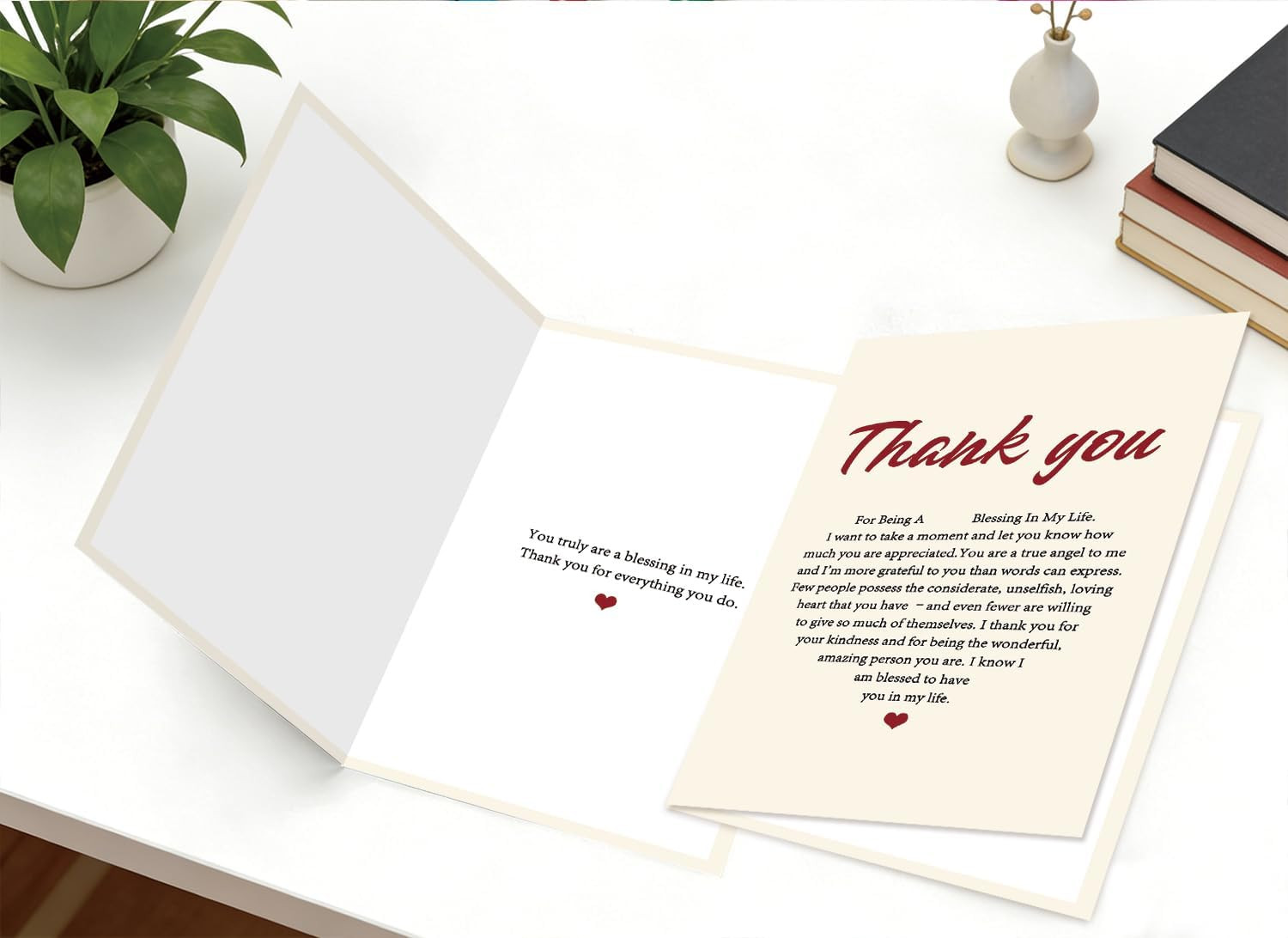 Teacher Thank You Card Gifts, Appreciation Card from Student, Gratitude Gifts fo