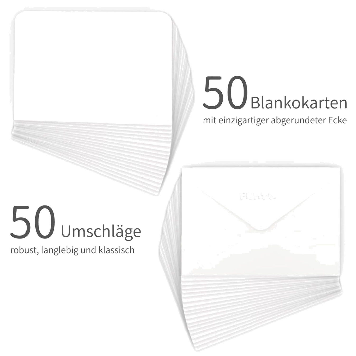 Watercolor Cards and Envelopes, 50 Count, 5×7”