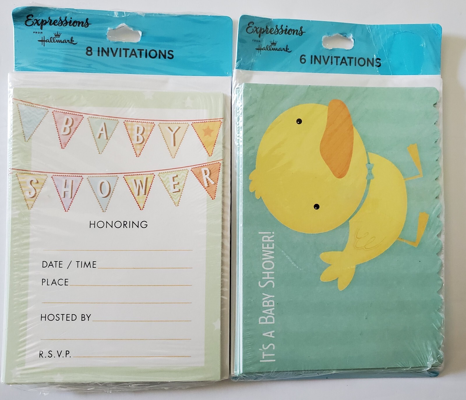Hallmark Vintage Baby Shower Invitations – See Pictures – NOS