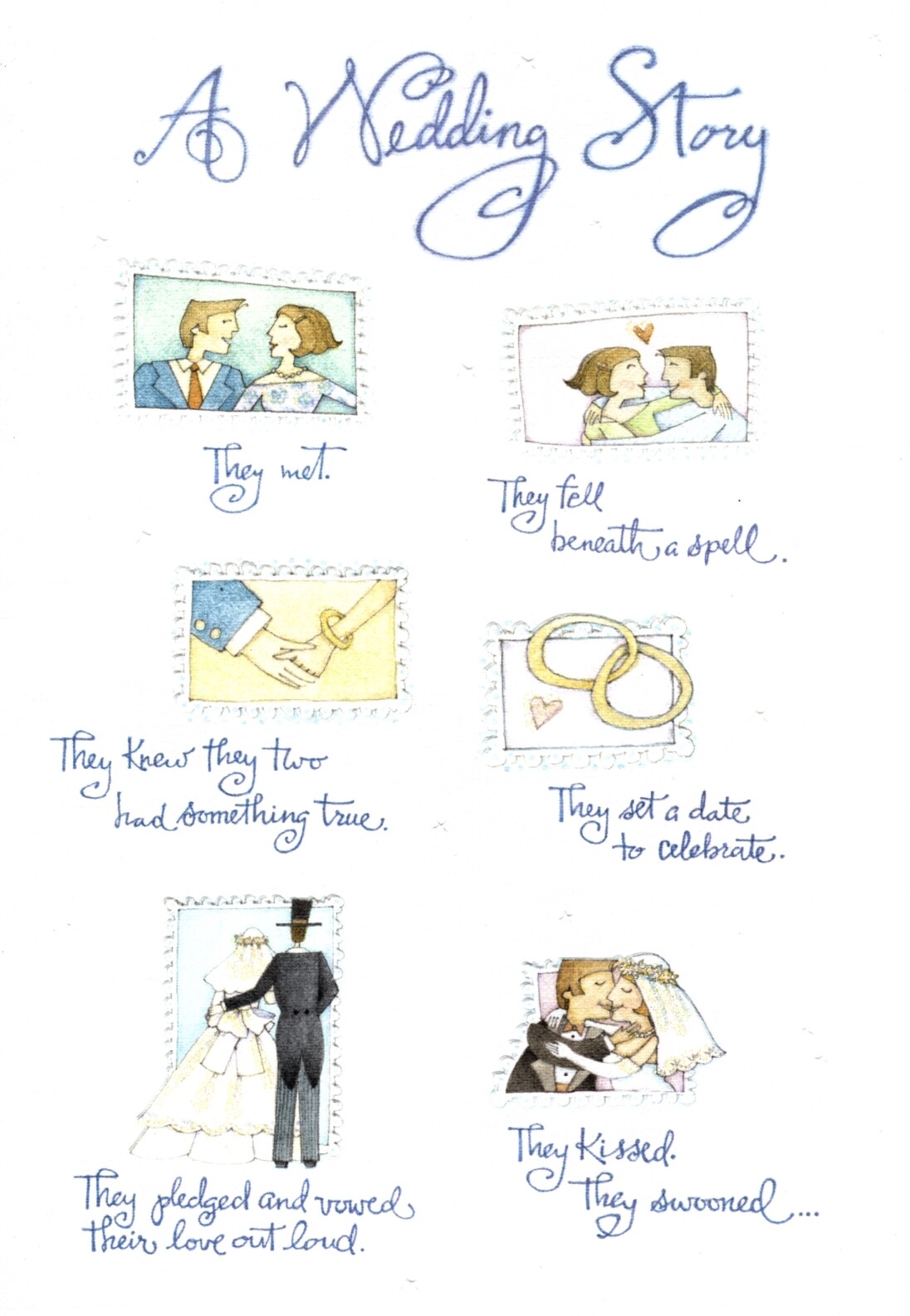 Funny Congratulations Wedding Your Love Story Hallmark Greeting Card