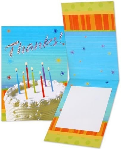 Sparkle Wishes Celebration Adult General Birthday Party Thank You Notes Cards