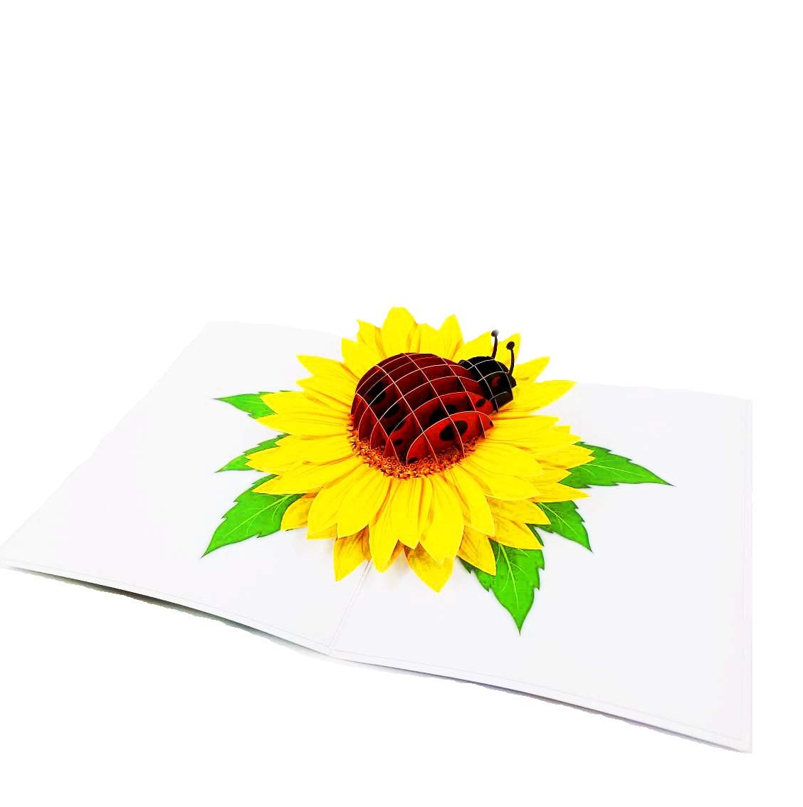 POP CARD EXPRESS Ladybug 3D Pop 5.1 inches x 7.1 inches, Up Card