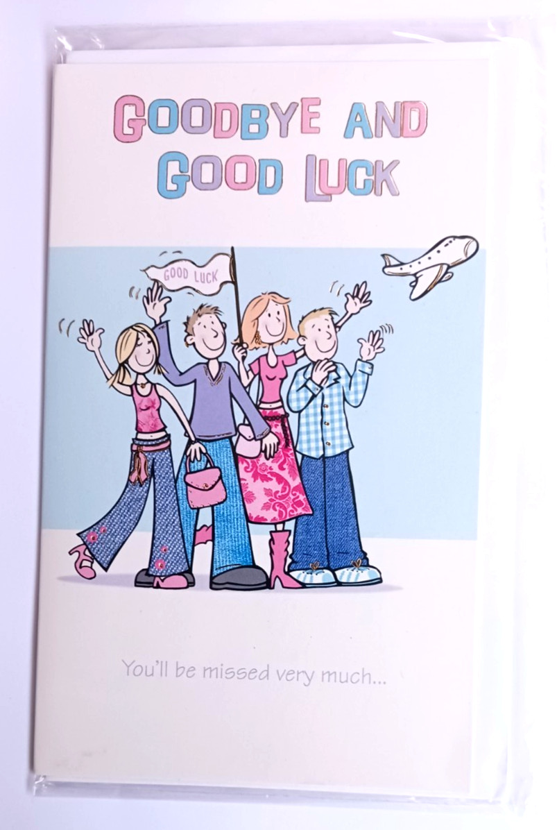 Greeting Card – Goodbye & Good Luck