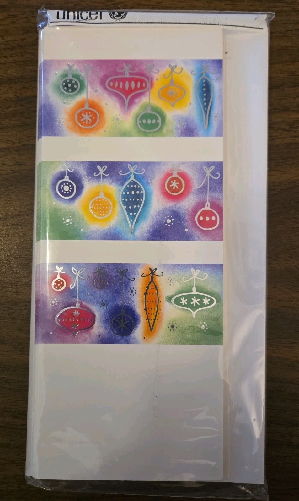 UNICEF Pack of 10 MCM Style Season’s Greeting Holiday Xmas Christmas Cards NIP
