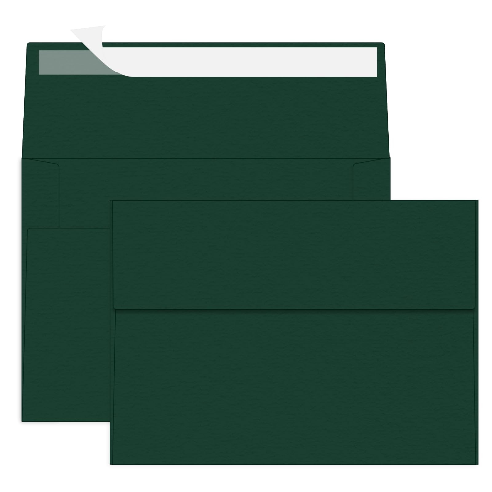 Green A6 Self Seal Invitation Envelopes 4.75×6.5 Inch Fits 4×6 Inch Cards