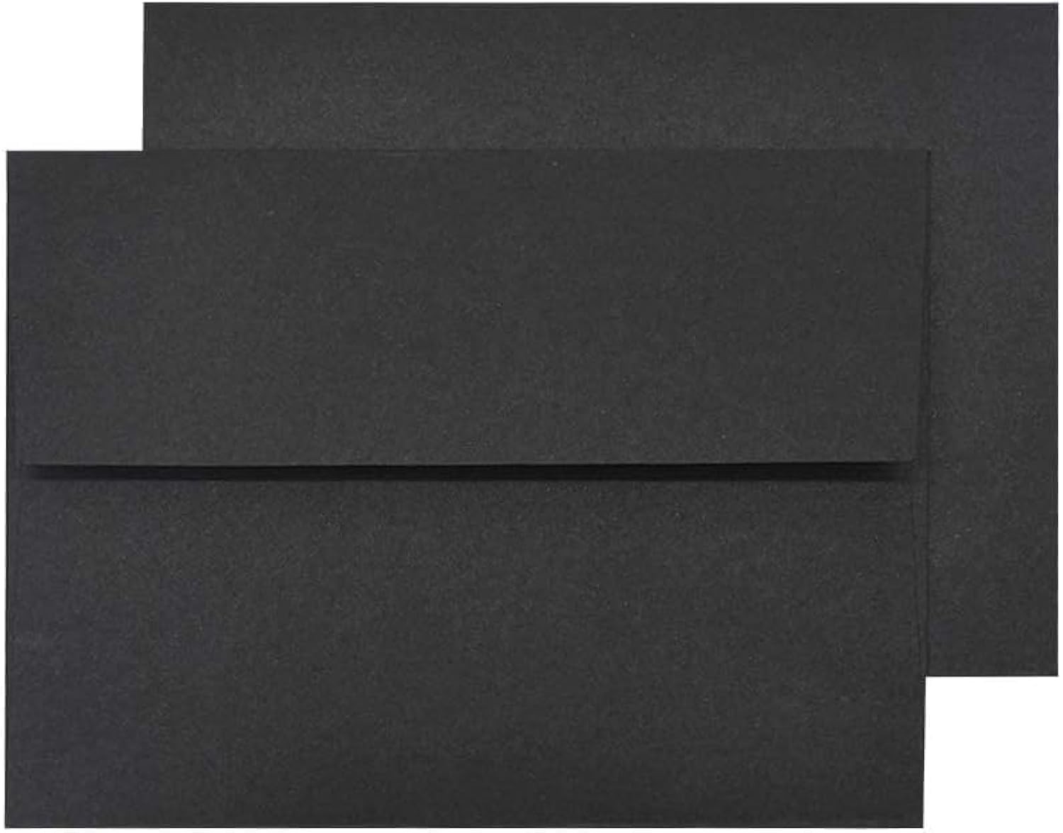 100 PCS A7 Black Invitation 5×7 Envelopes Self Seal Square Flap 120GSM