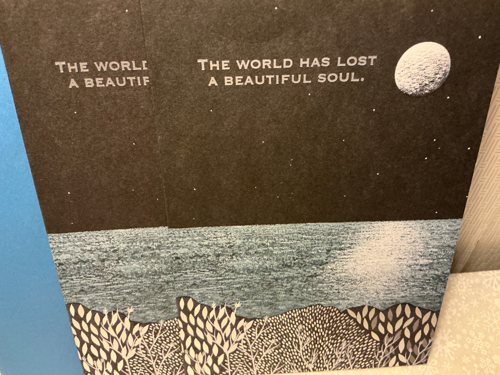 SYMPATHY RSVP GREETING CARDS New w/Envelopes LOT 2 “WORLD HAS LOST A BEAUTIFUL”