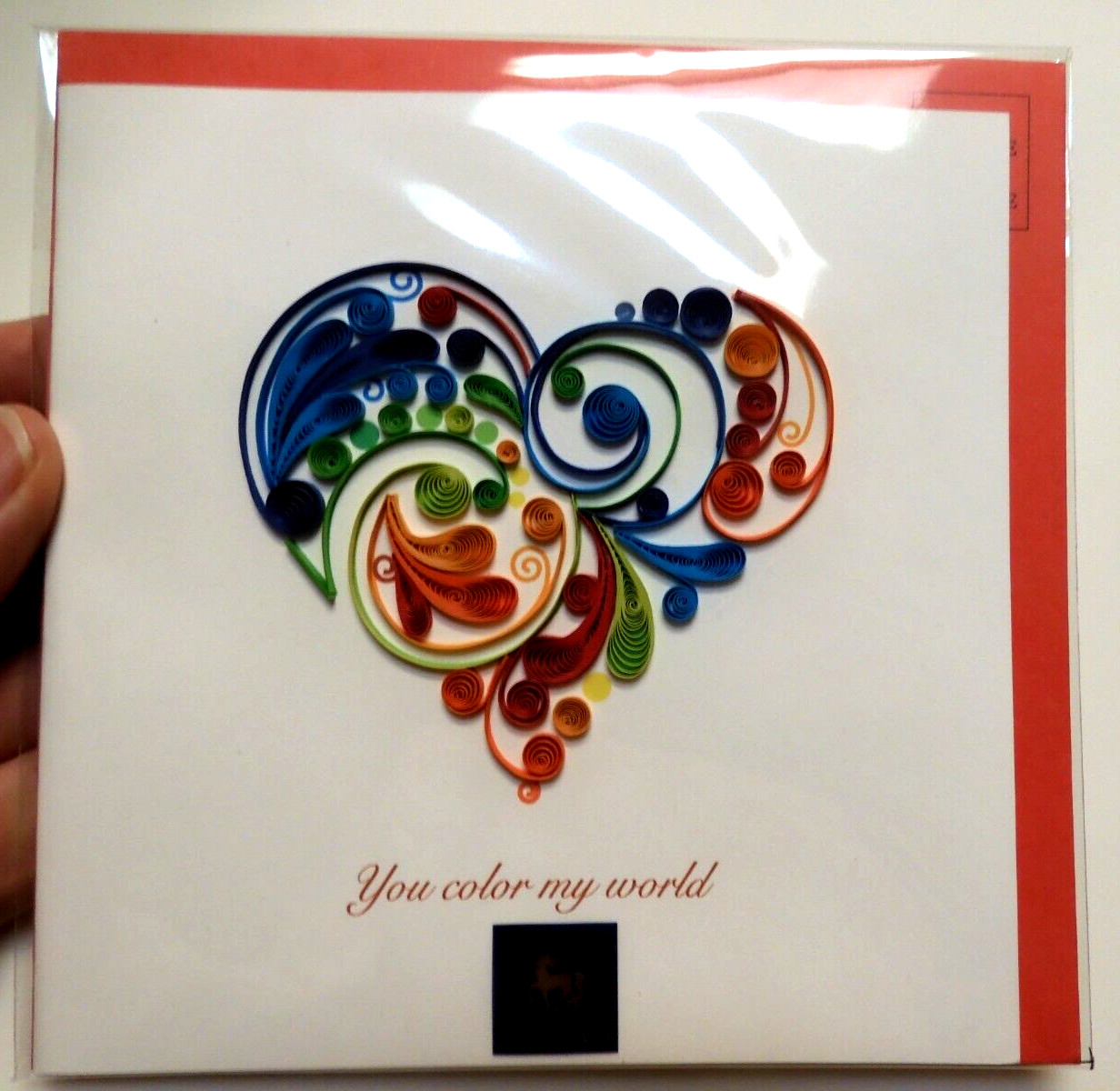 1 Niquea.D Card Quilling Happy Anniversary Quilling Colorful Heart My World
