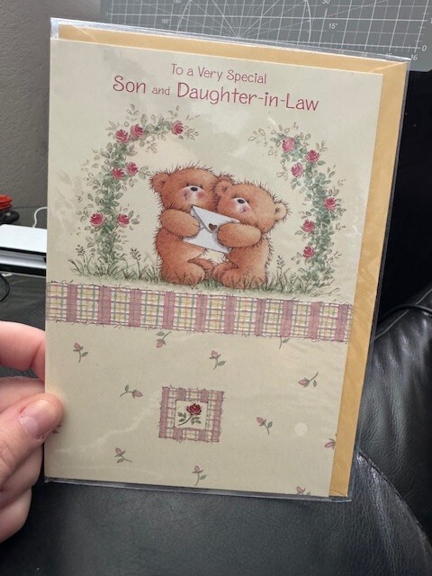 Special Thoughts Son And Daughter In Law Card & Envelope New!!!