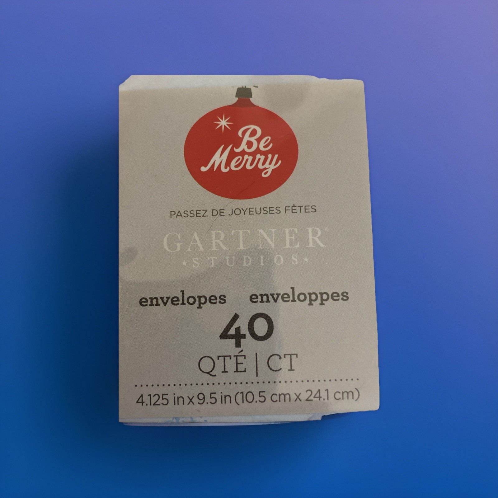 Be Merry Christmas Envelopes