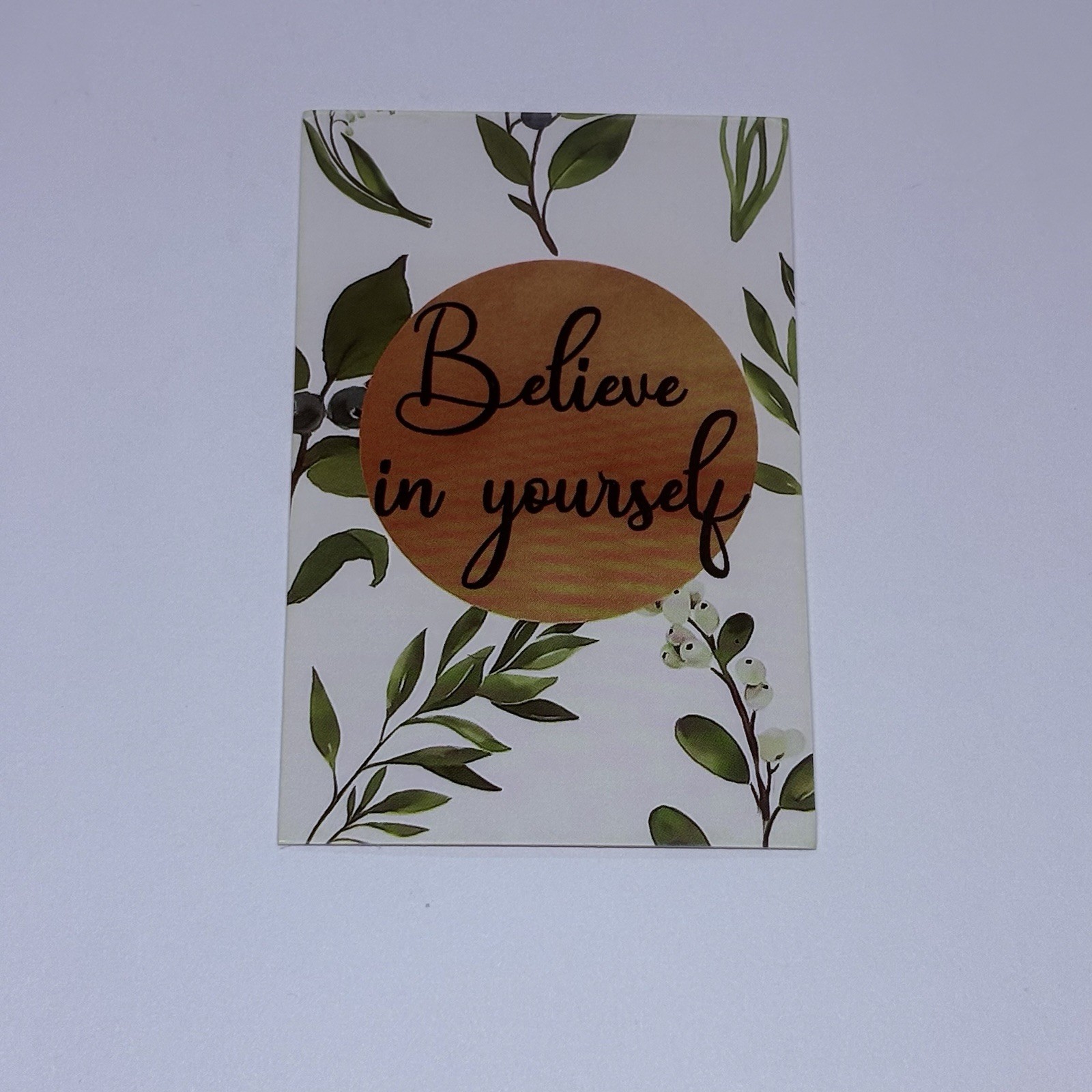 “Believe In Yourself“ Motivation Card Daily Affirmation Wallet Wall Art Tc11