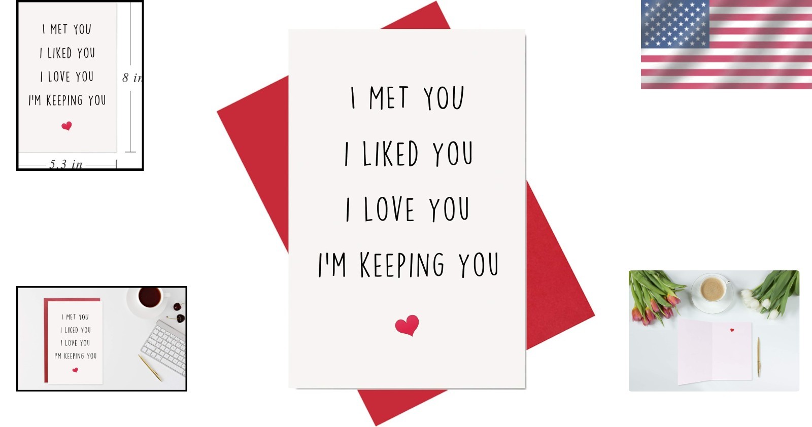 Romantic & Funny Love Card with Envelope – Perfect for His Special Day