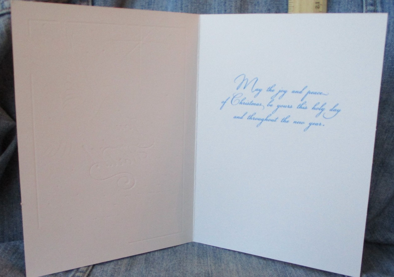 PEACE DOVE OVER BETHLEHEM Christmas Greeting Card New w/ Envelope MG99