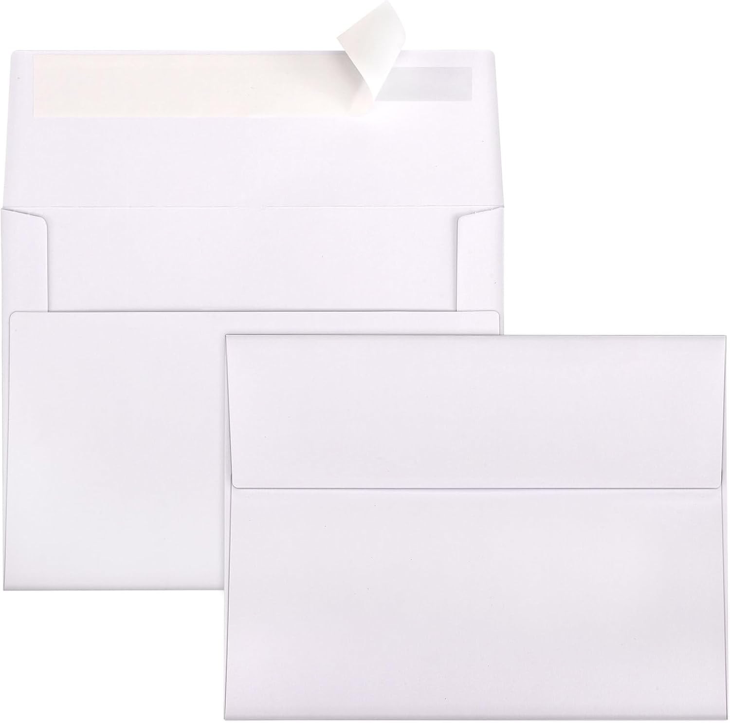 A2 Envelopes Self Seal 500 Pack – 4-3/8 x 5-3/4 White Invitation Envelopes Bu…