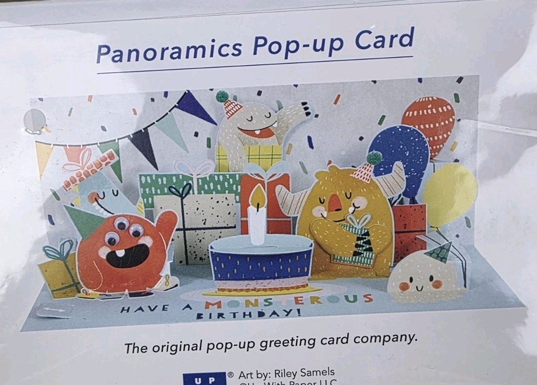 Panoramic Pop Up Cards Lot 30 Mothers/Fathers/Birthdays/Easter Day $10 Retail EA