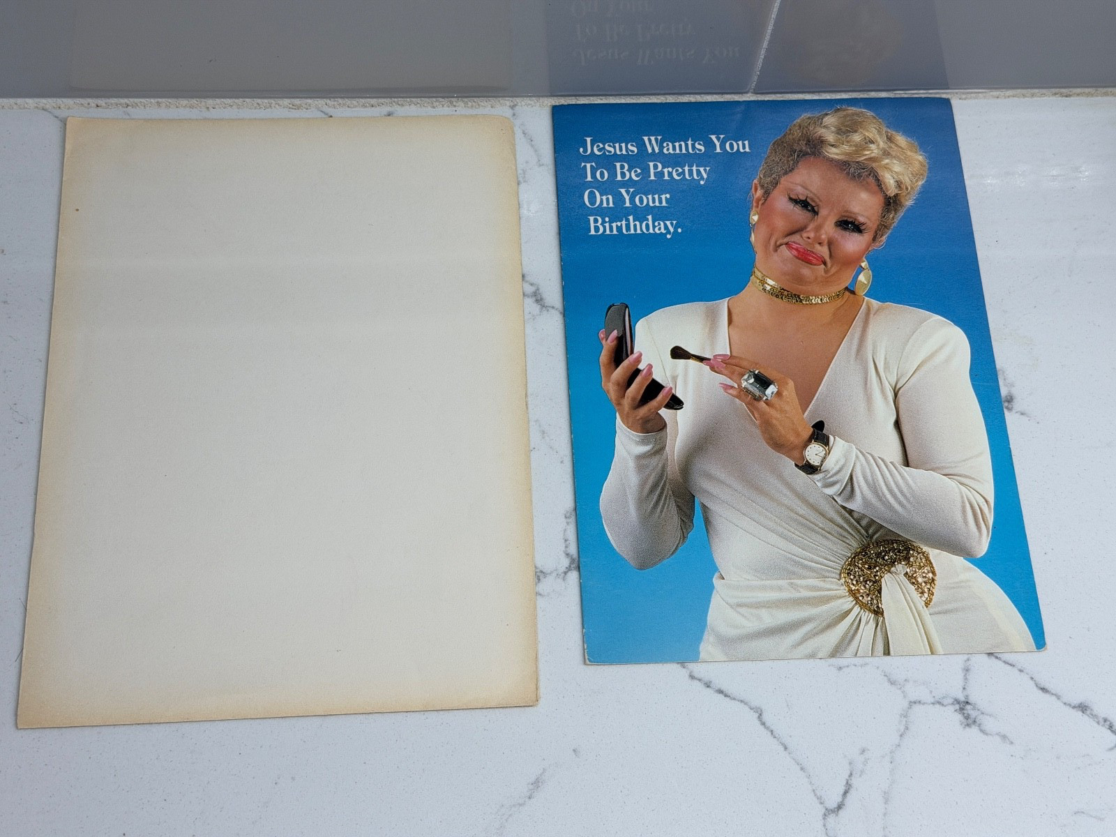 2 NEW 1980’s Humorous Funny Greeting Cards with Envelopes