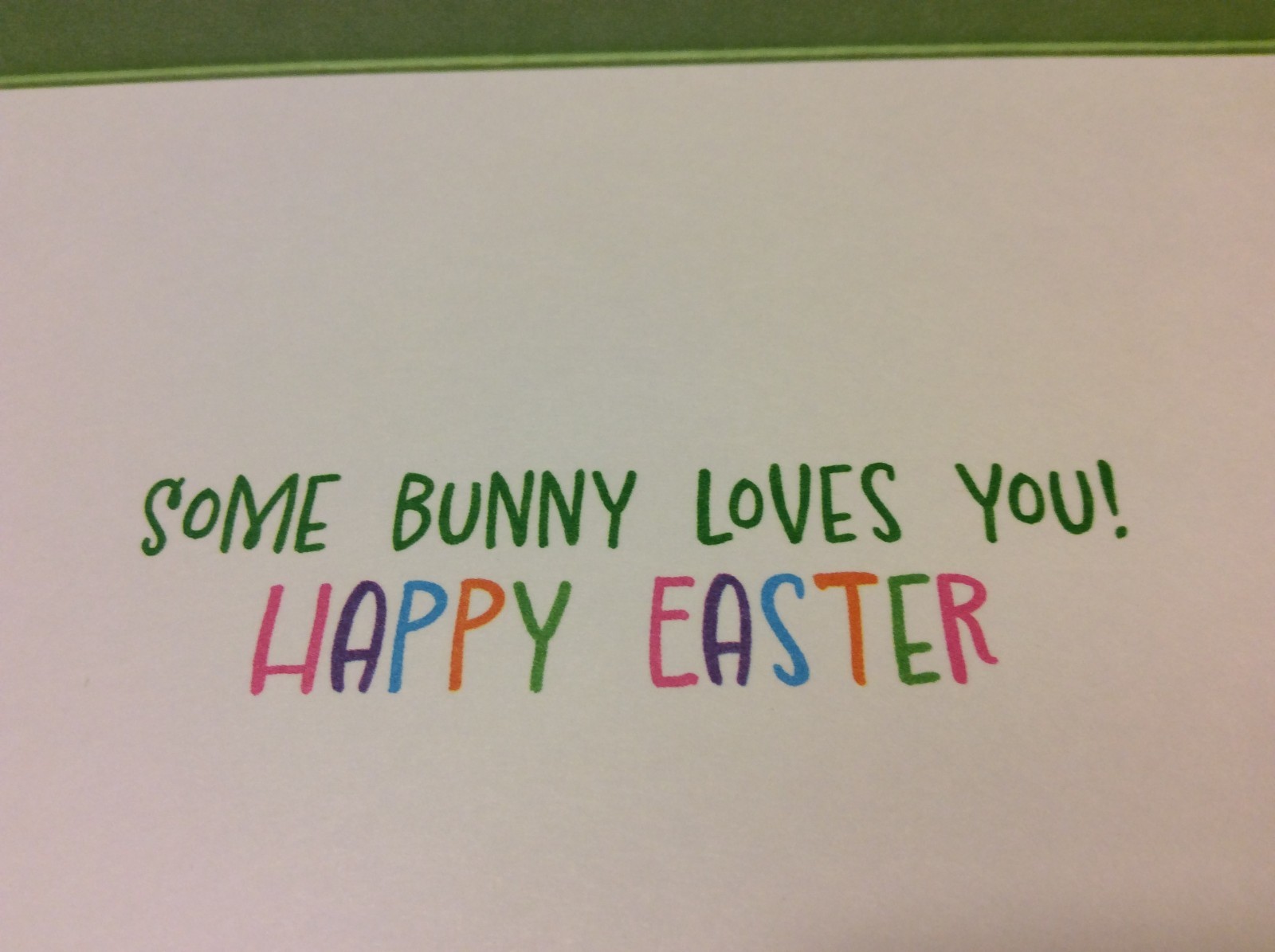 EASTER AVANTI GREETING CARDS New w/Envelopes LOT 4 “Some bunny loves you!”