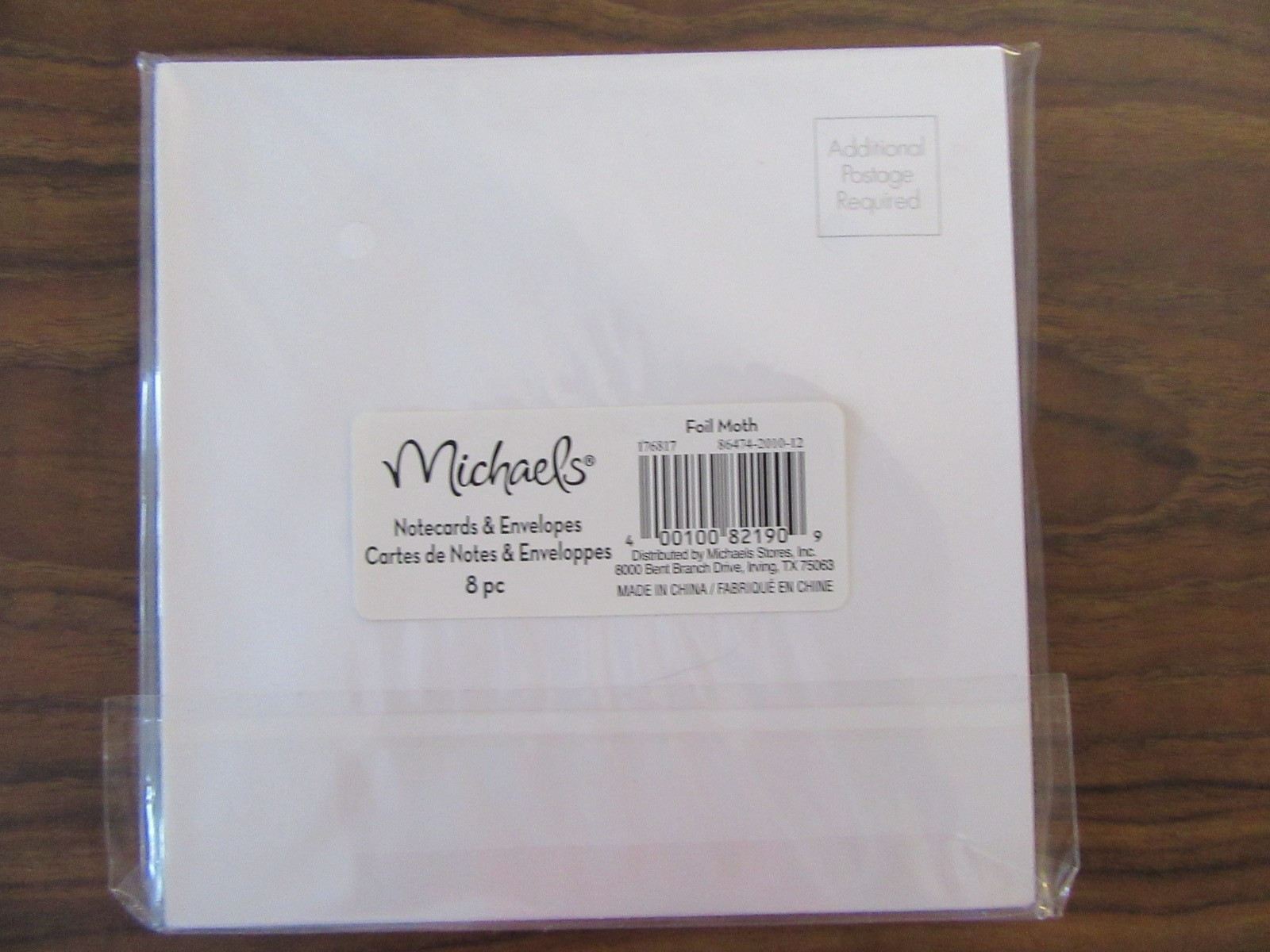 Michaels Notecards and Envelopes Foil Moth & Flowers *8 pcs* (SEALED)
