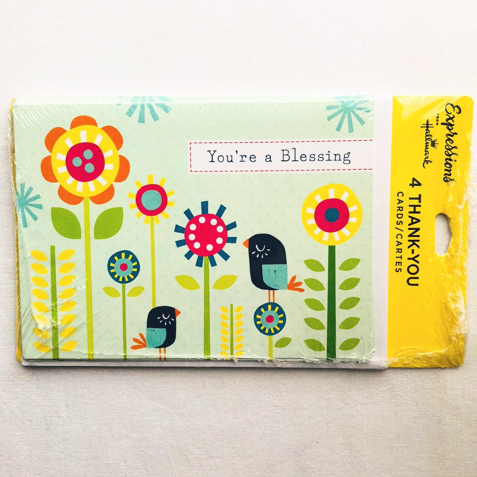 Bird Flower Thank You Notes Cards You’re A Blessing Hallmark Expressions