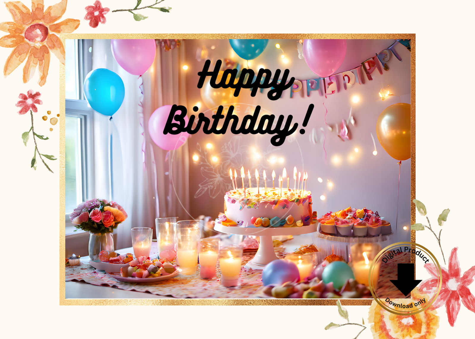 Digital Birthday Card For Sister