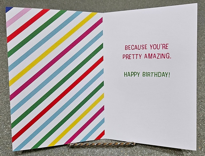 Birthday Card w Envelope Funny Adult Bday Green Do Your Thing Pretty Amazing