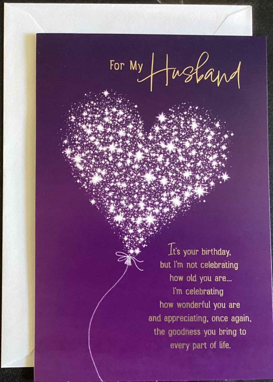 Happy Birthday Husband Card Hallmark Greeting Card Thoughtful