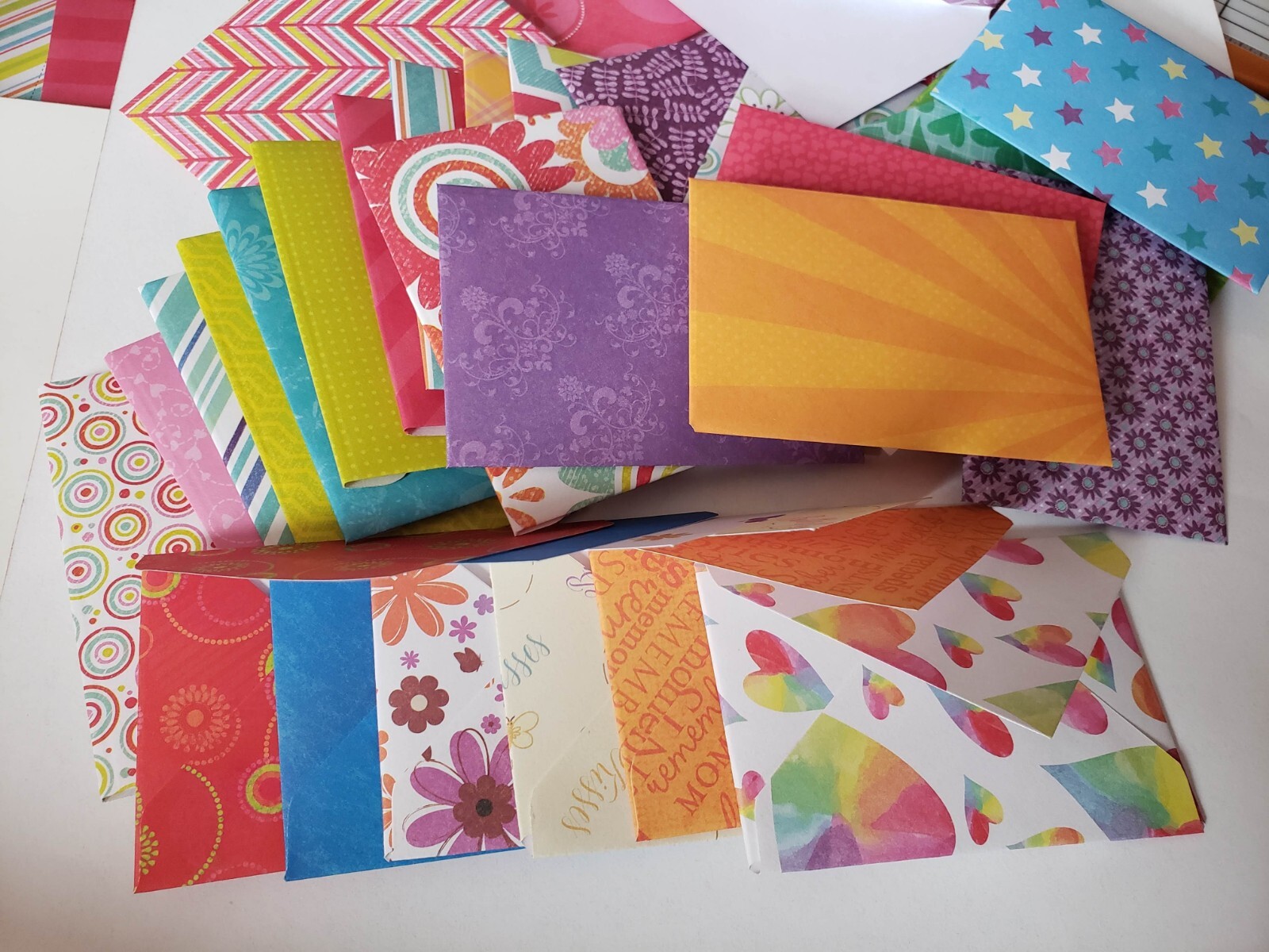 Assorted giftcard Envelopes 10pcs from a wide variety of decorative papers
