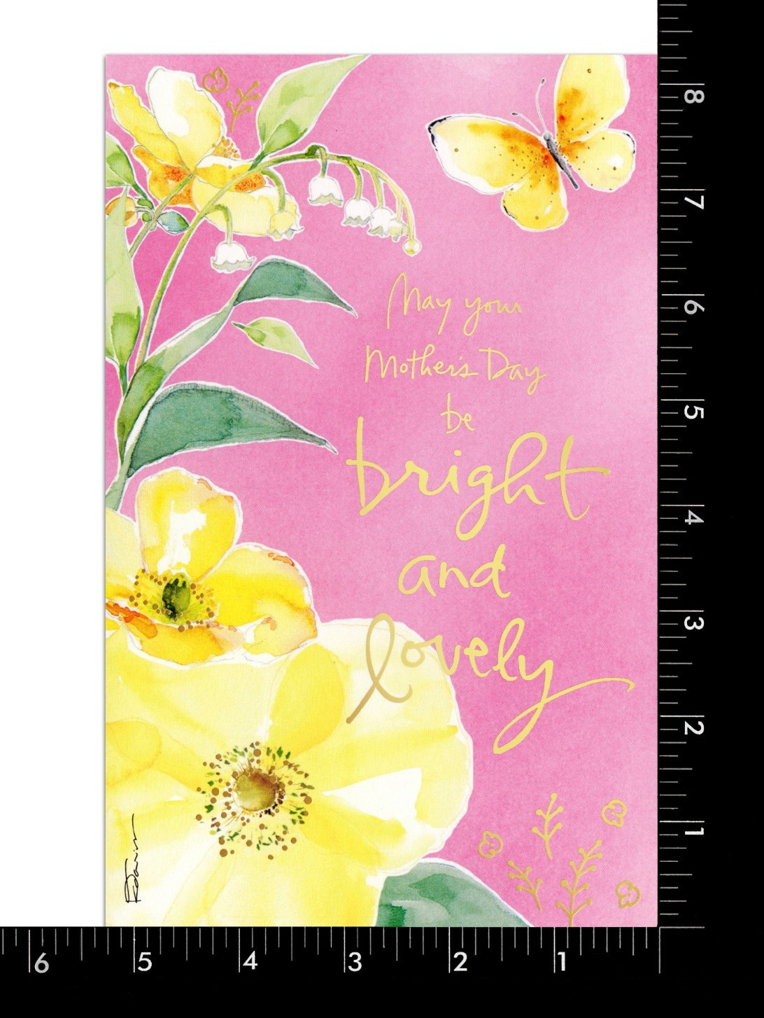 Bright & Lovely MOTHER’S DAY Card, Kathy Davis Flowers by American Greetings +✉