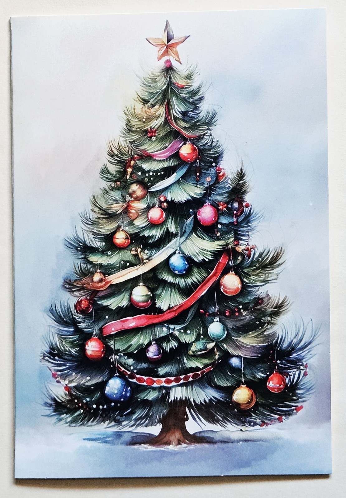 Merry Christmas Greeting Card (+ Envelope 6,75×4,5″)