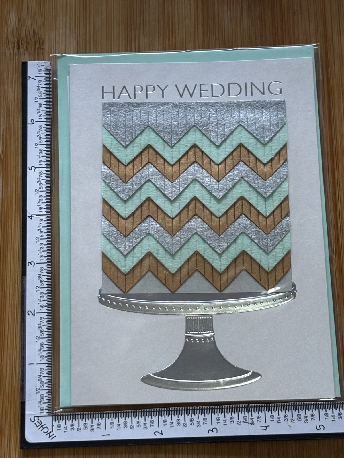 Papyrus Embellished Greeting Card Wedding Marriage Congratulations CAKE Love