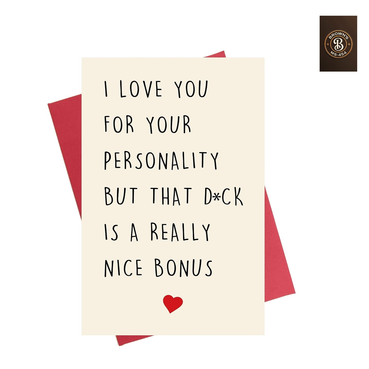 Special Anniversary Card, Funny Dirty Birthday Valentine’s Card for Husband B…