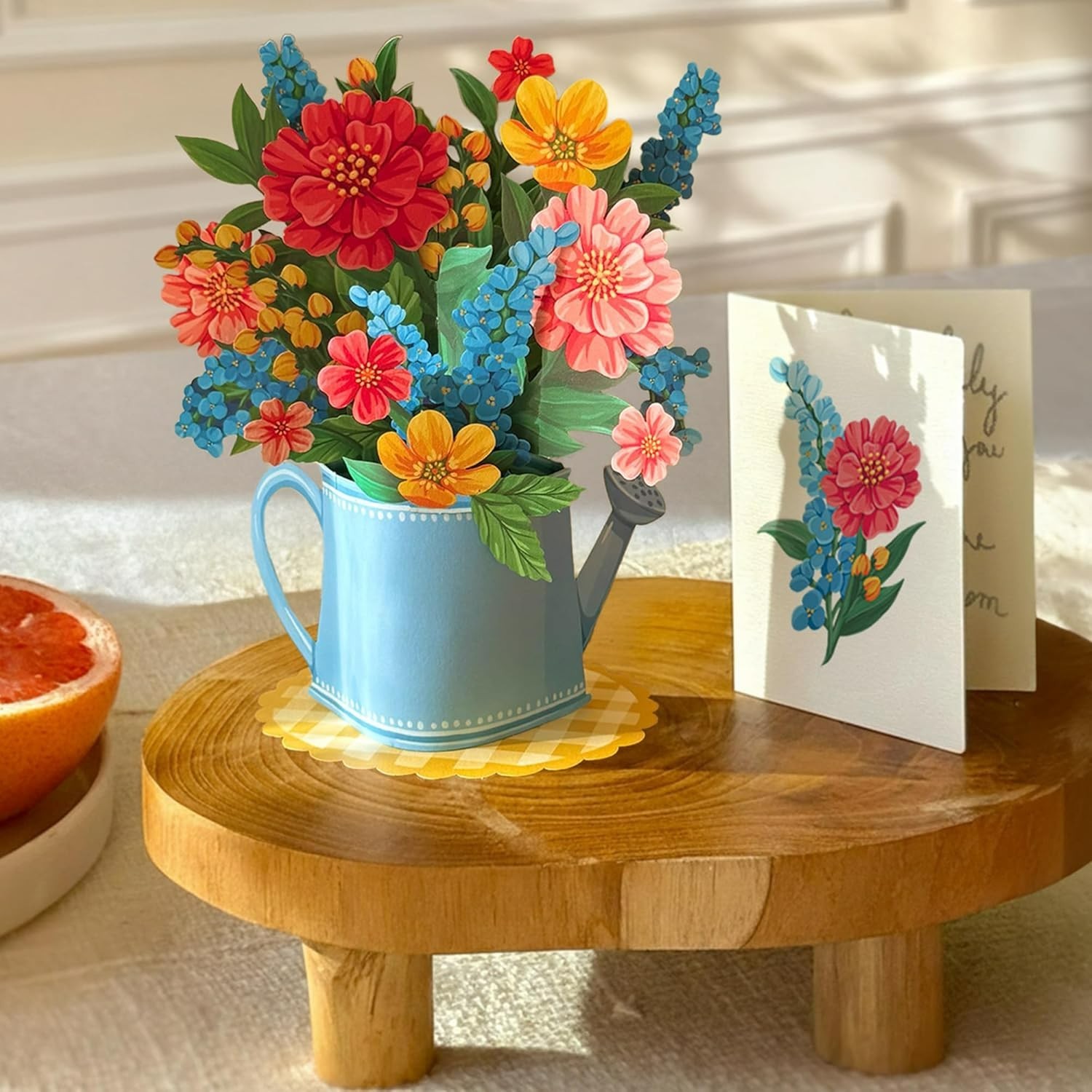 Unique 6 Inch Floral Pop-Up Card – Perfect Gift for Any Celebration or Thank You