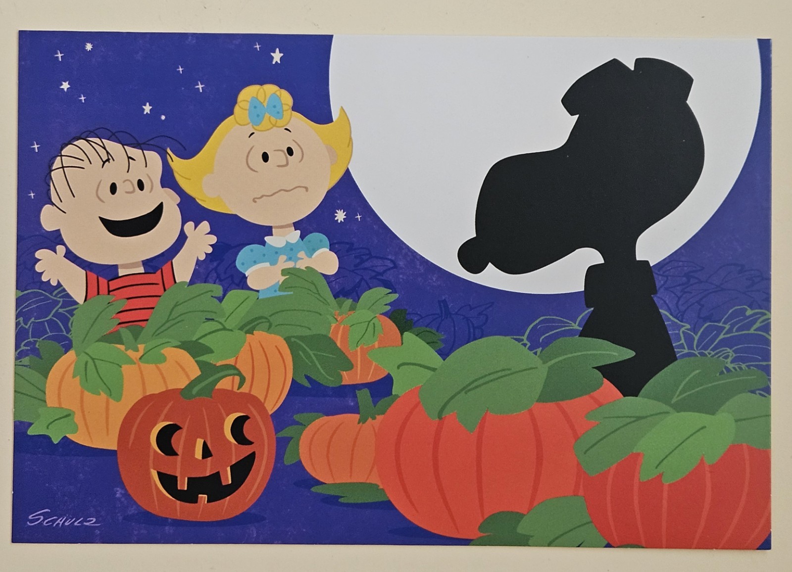 Happy Halloween / Peanuts “Snoopy” Greeting Card (incl. Envelope 4×6″)