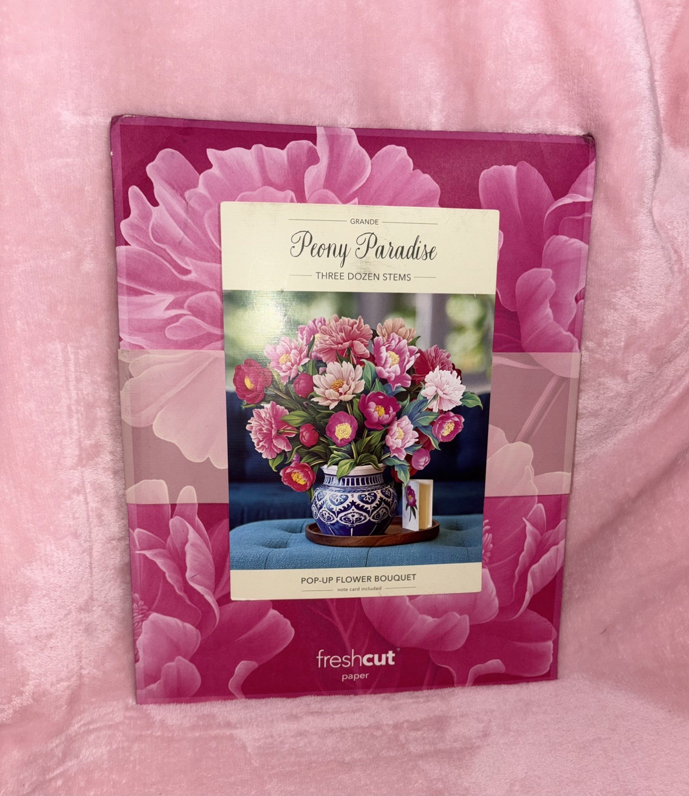 NEW Peony Paradise freshcut paper flower bouquet