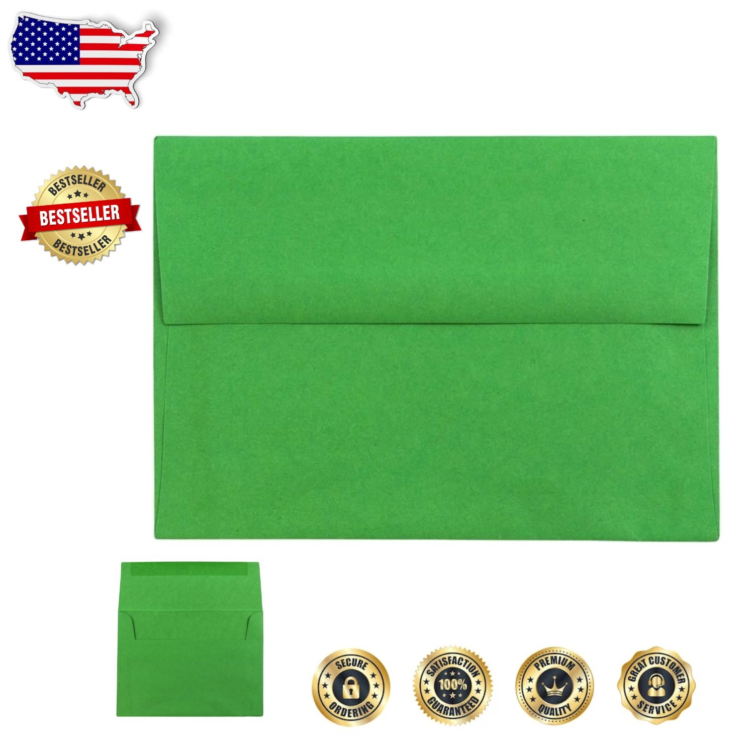 Bulk A6 Recycled Invitation Envelopes 250 Pack – Smooth Finish, 4 3/4 x 6 1/2