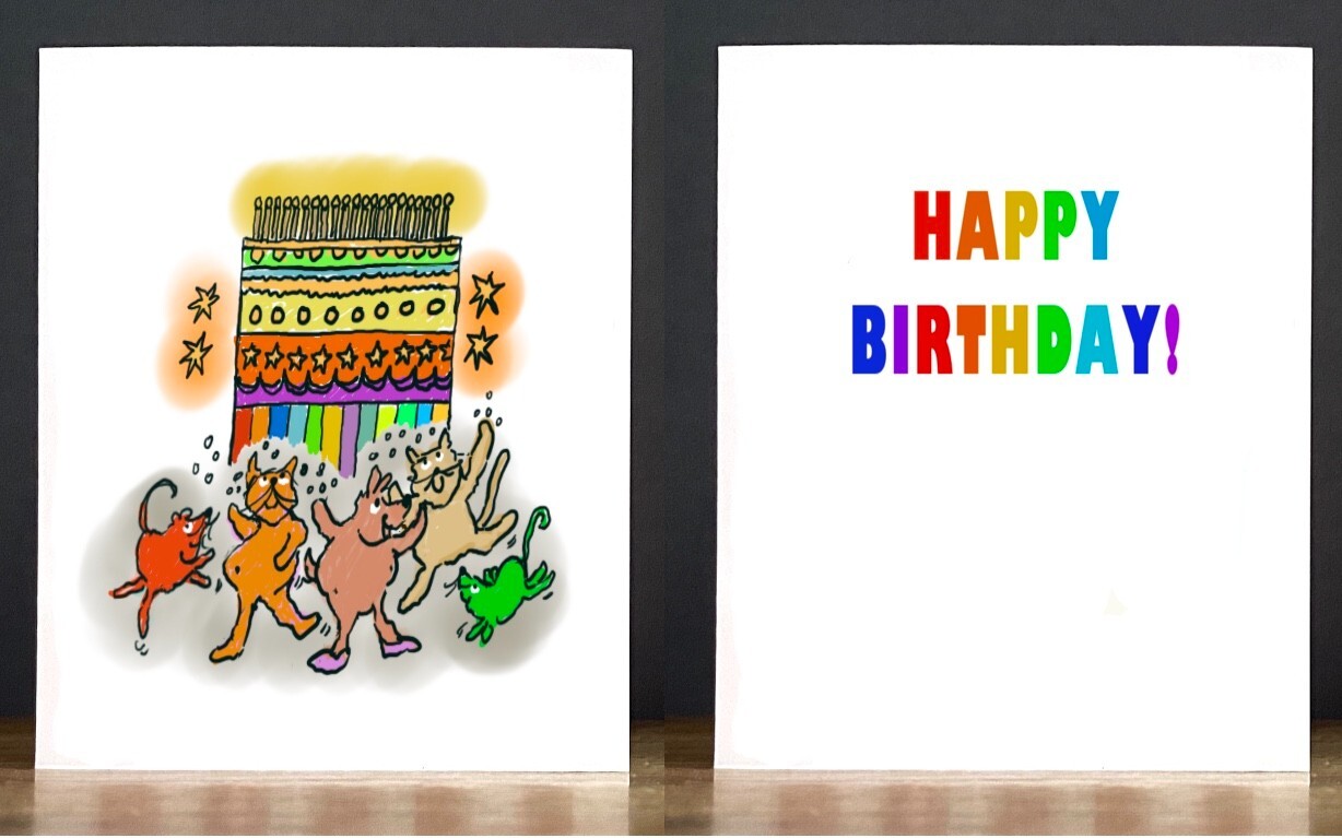 Birthday Card: Celebration