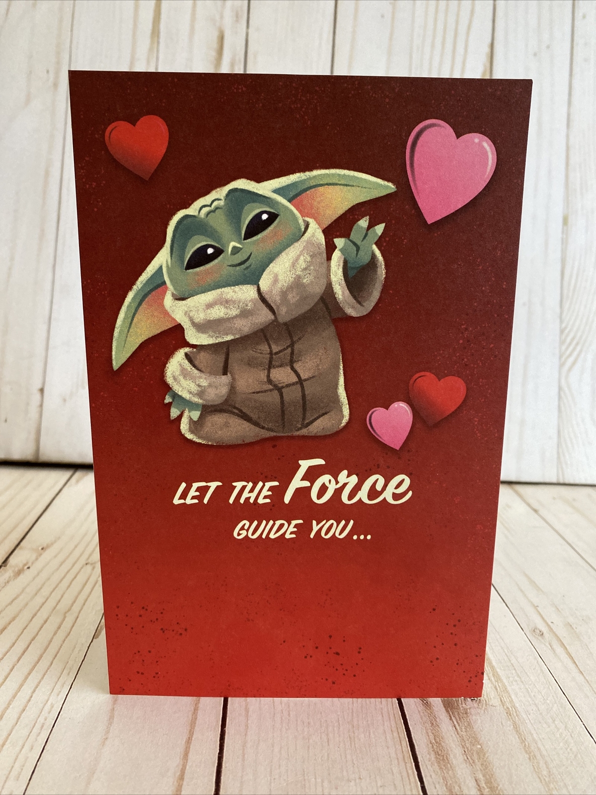 Mandalorian Valentines Day Card Grogu Baby Yoda Let The Force Guide You To Epic