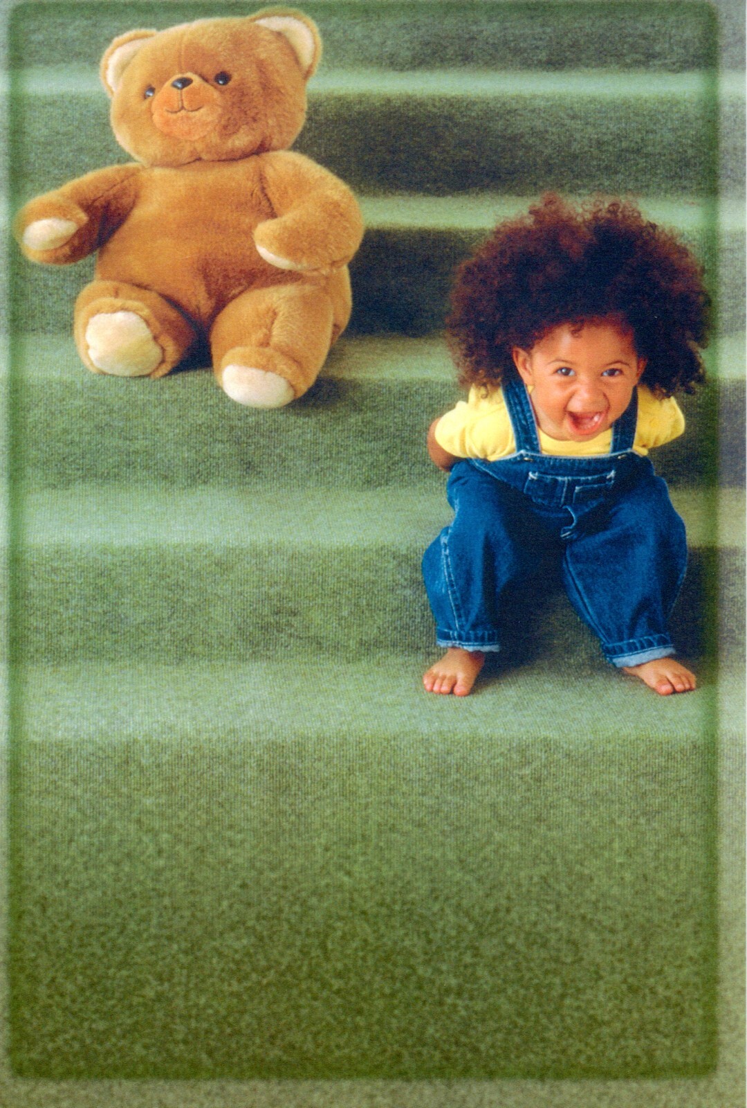 Silly ANYTIME BLANK INSIDE Card FOR ANYONE, Kid Teddy by American Greetings +✉