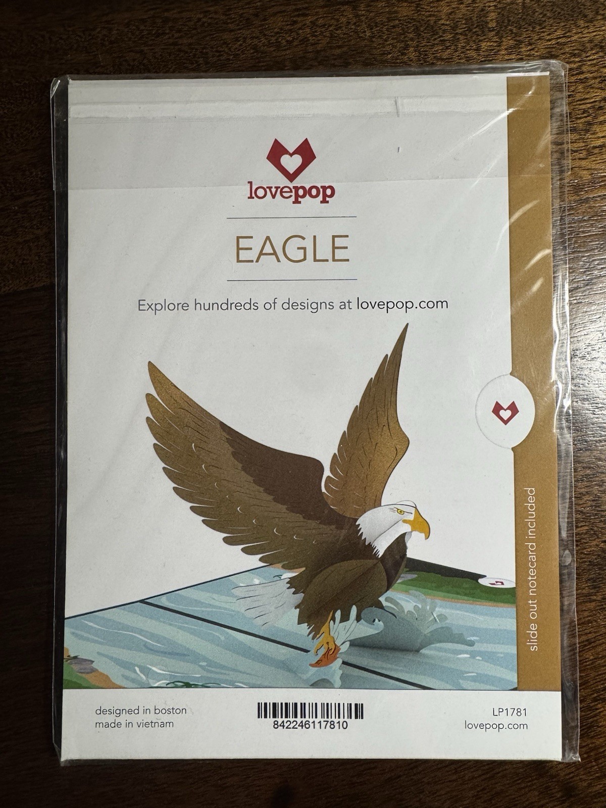 Lovepop 3D Eagle Pop-Up Greeting Card Vietnam